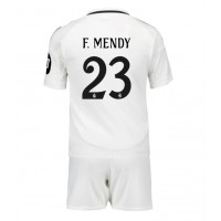 Dětský fotbalový dres Real Madrid Ferland Mendy #23 2024-25 Domácí Krátký Rukáv (+ trenýrky)